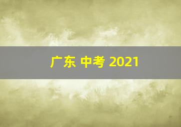 广东 中考 2021